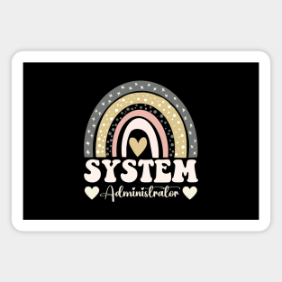 Funny System Admin Certified System Administrator Magnet